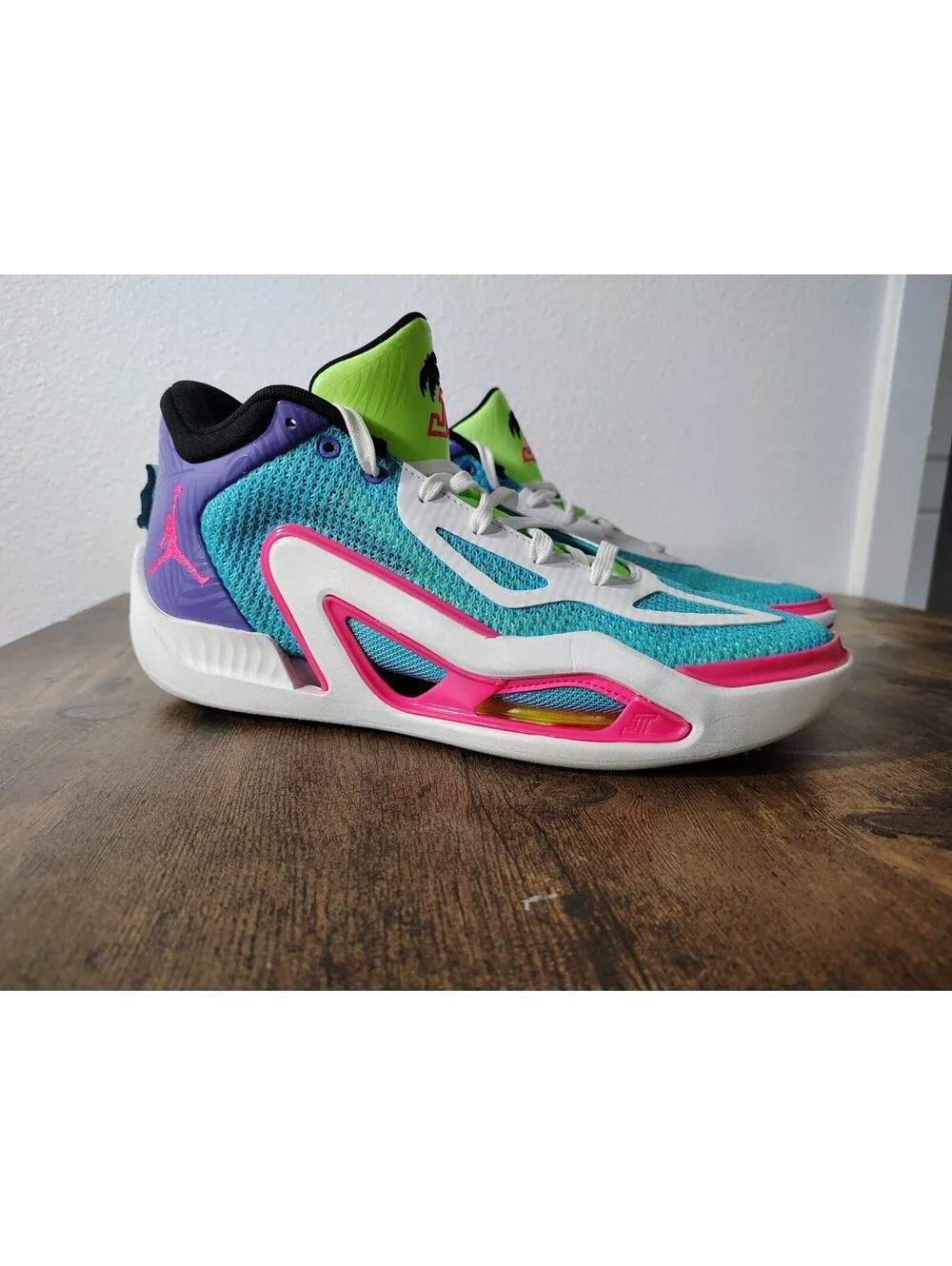 Jordan Tatum 1 Wave Runner Mens Size 10 Basketball Shoes Blue Pink FV0169-400